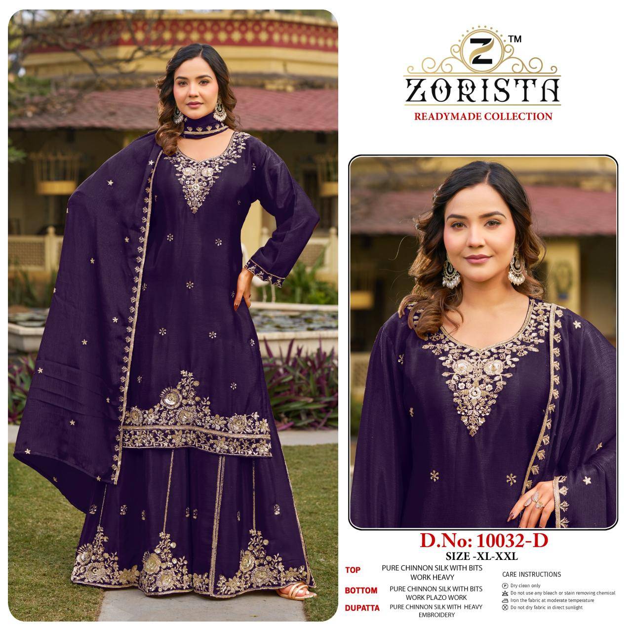 Zorista d.no-10032 Party wear salwar kameez wholesale suppliers